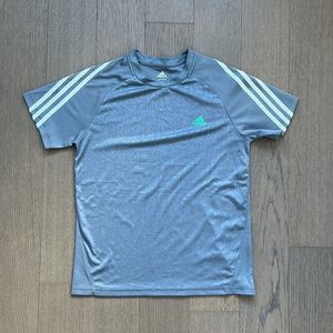 Adidas Climalite Boys T-Shirt Grey L (14/16)